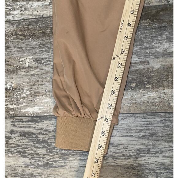 SP Essentials Men's Polyester Joggers Zipper Pockets Brown Size L - Picture 9 of 11